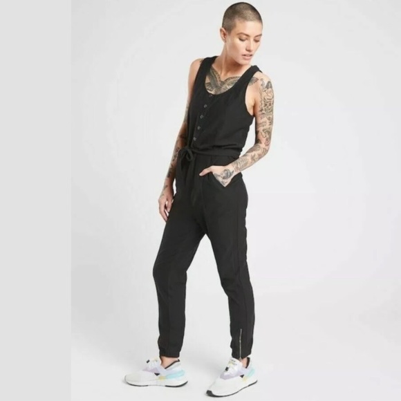 Athleta Farallon Romper Jumpsuit in Black - Picture 5 of 13
